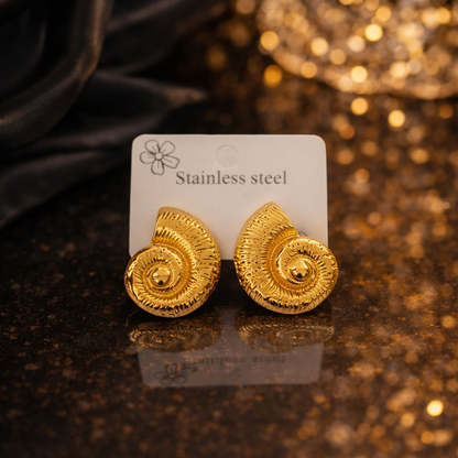 OroShell Heritage Statement Earrings