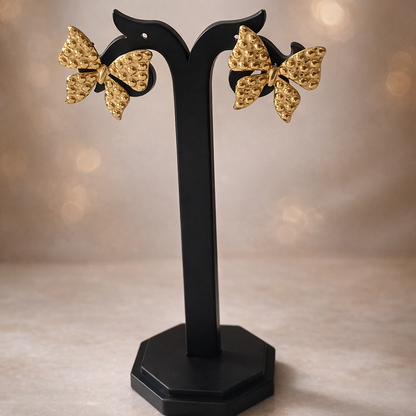 Retro Butterfly Studs