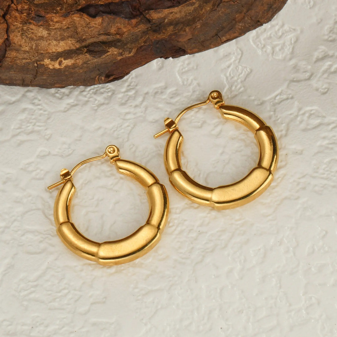 Bold Luxe Gold Hoop Earrings