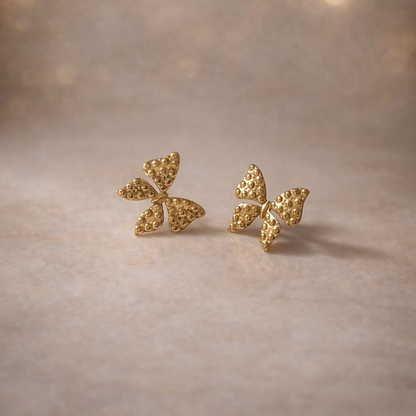 Retro Butterfly Studs