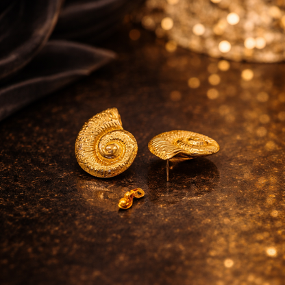 OroShell Heritage Statement Earrings