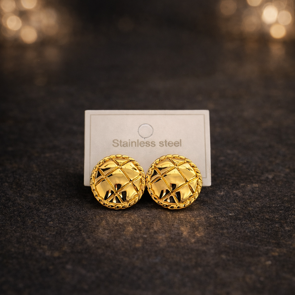 RoyalWeave Vintage Stud Earrings