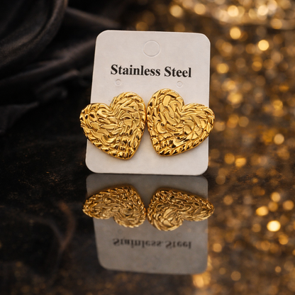 WovenHeart Textured Luxe Stud Earrings